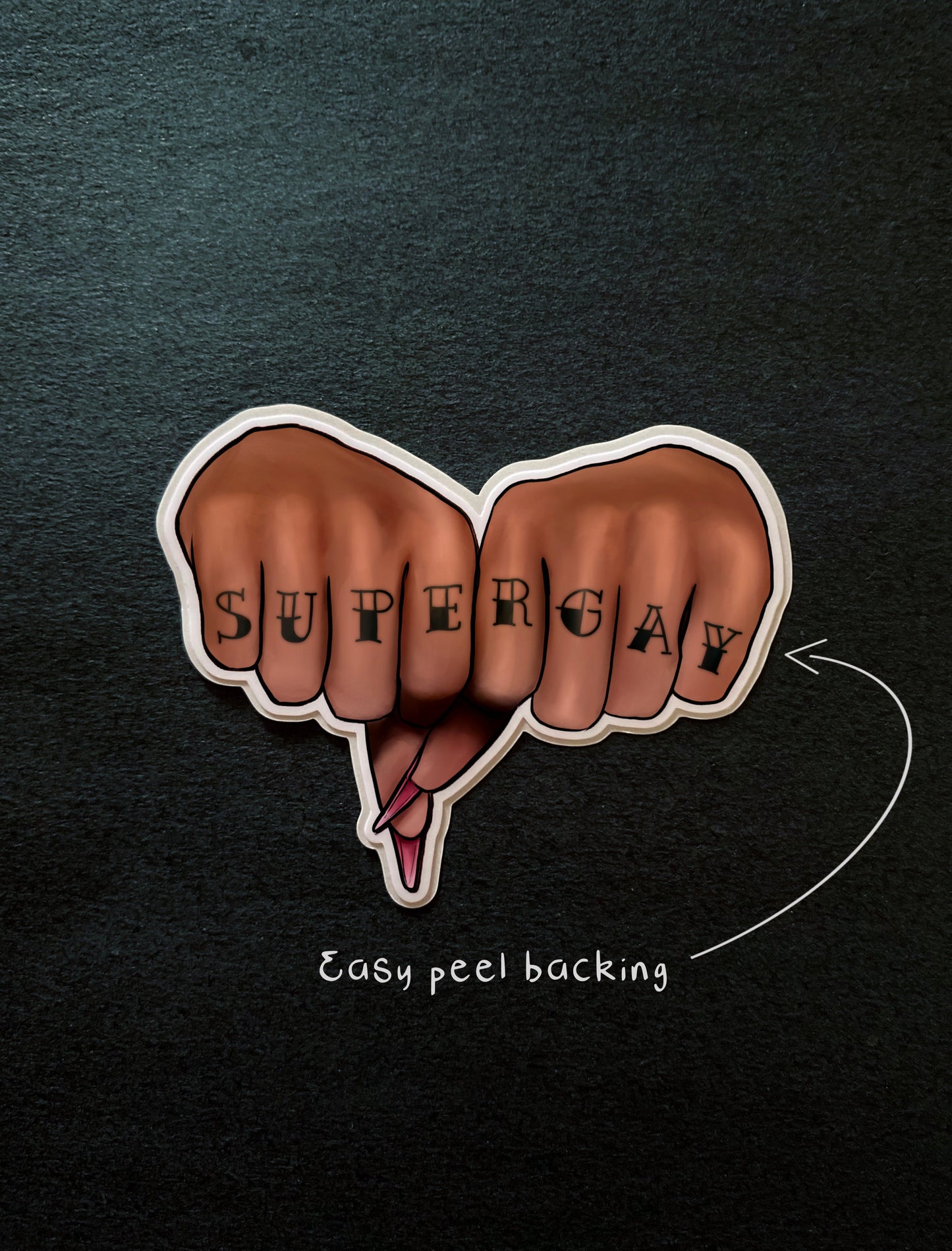 'SUPERGAY' Sticker