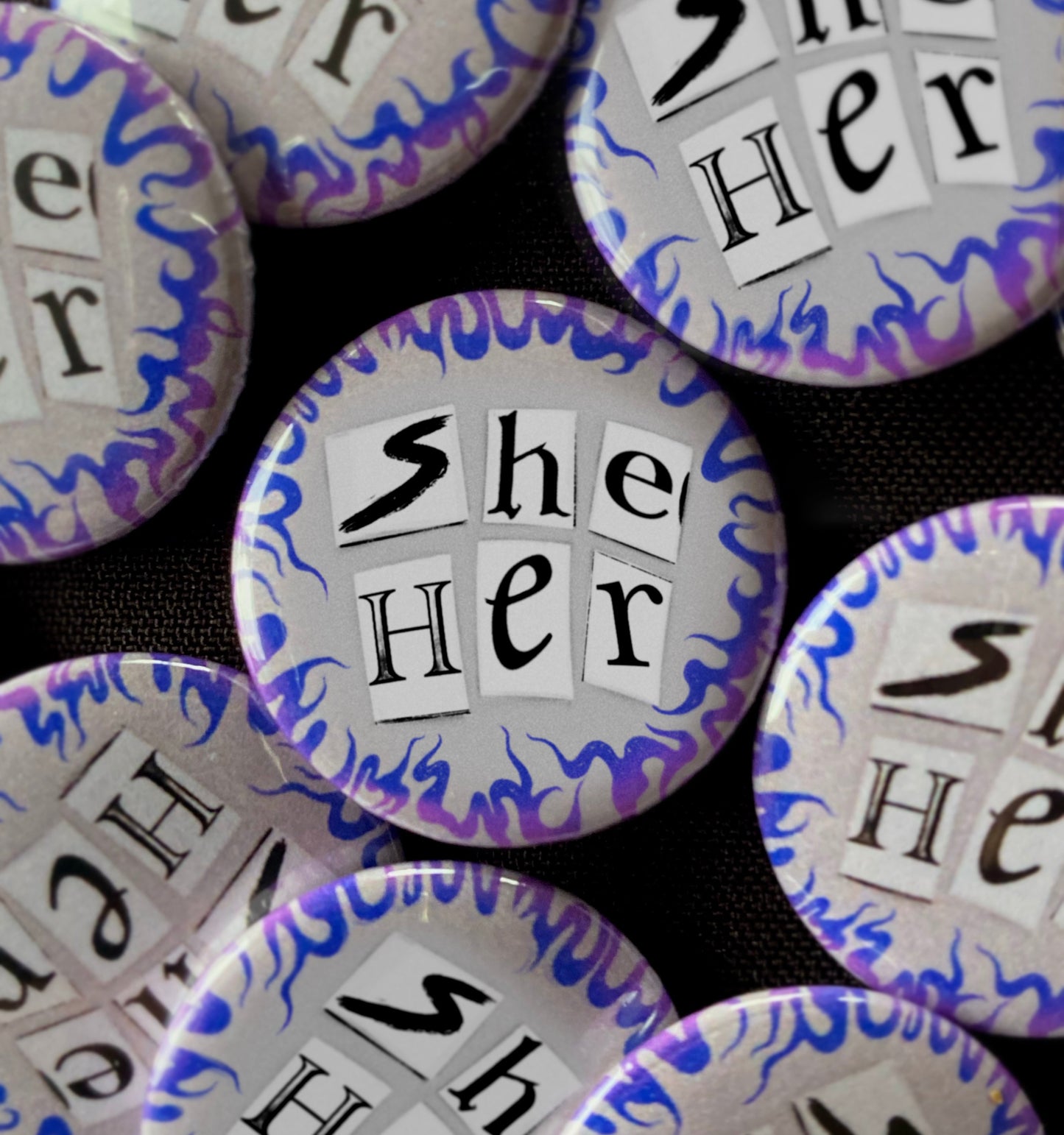 She/Her Pronoun Badge