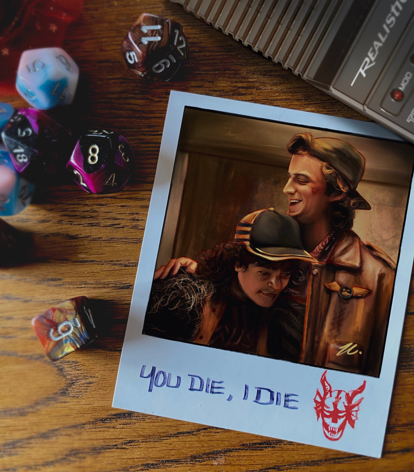 Dustin and Steve Polaroid Print | Stranger Things