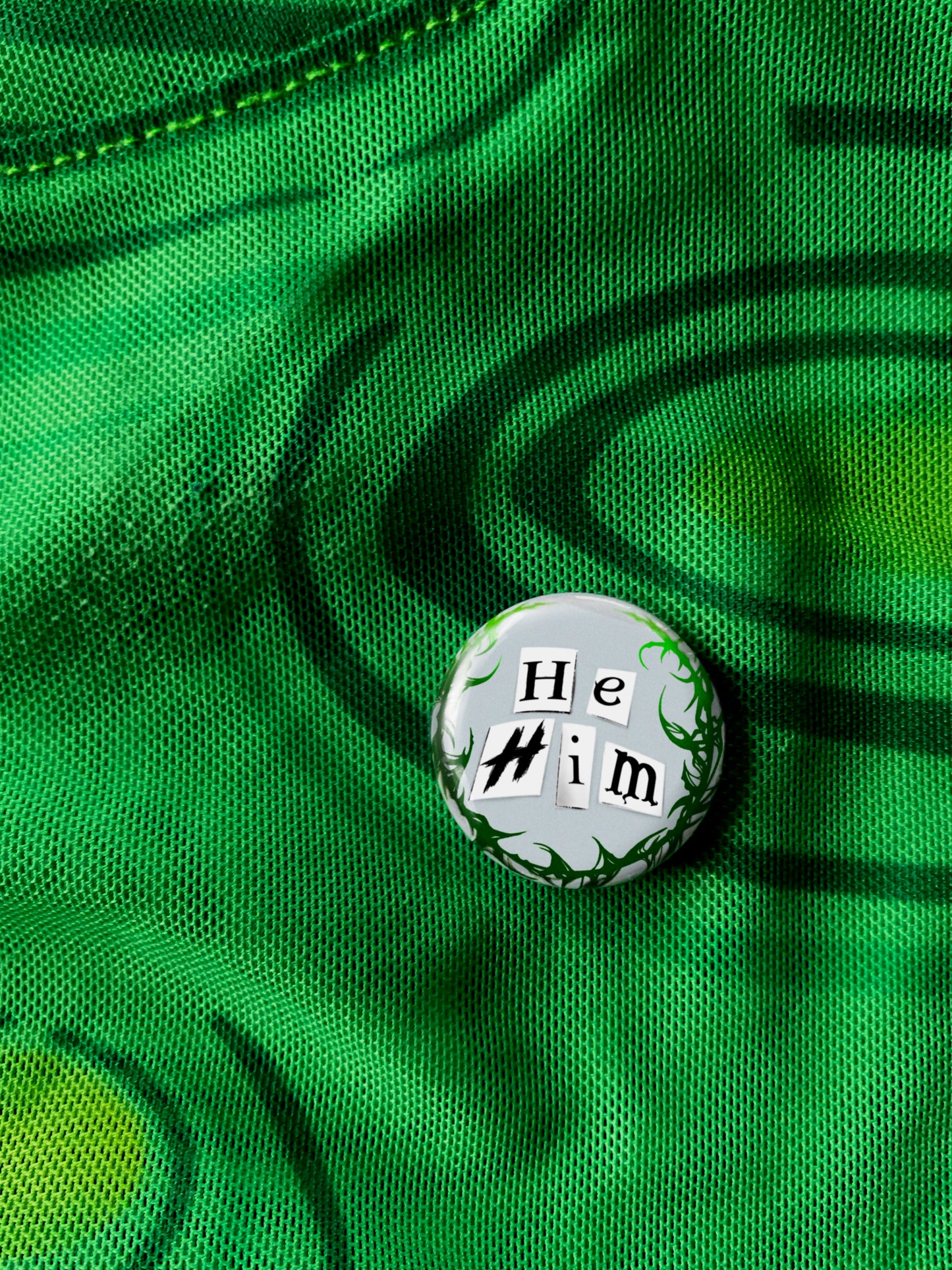 He/Him Pronoun Badge