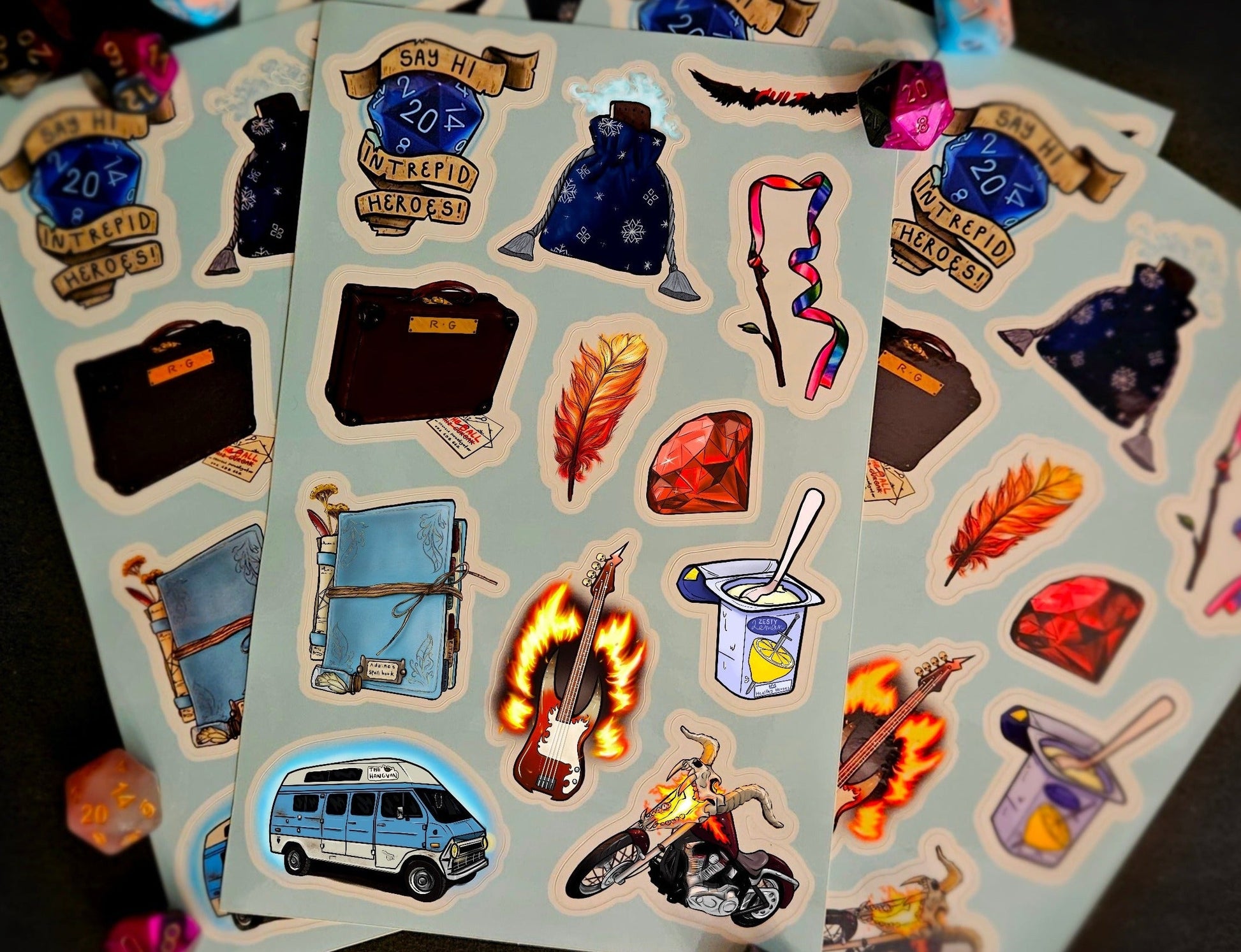 Fantasy High Sticker Sheet | Dimension 20 – CULT