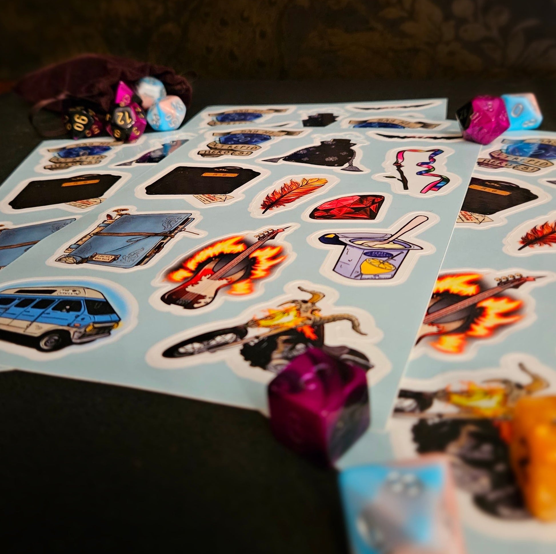 Fantasy High Sticker Sheet | Dimension 20 – CULT