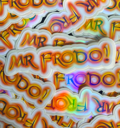Mr Frodo! Sticker (Rainbow Vinyl) | The Lord of The Rings