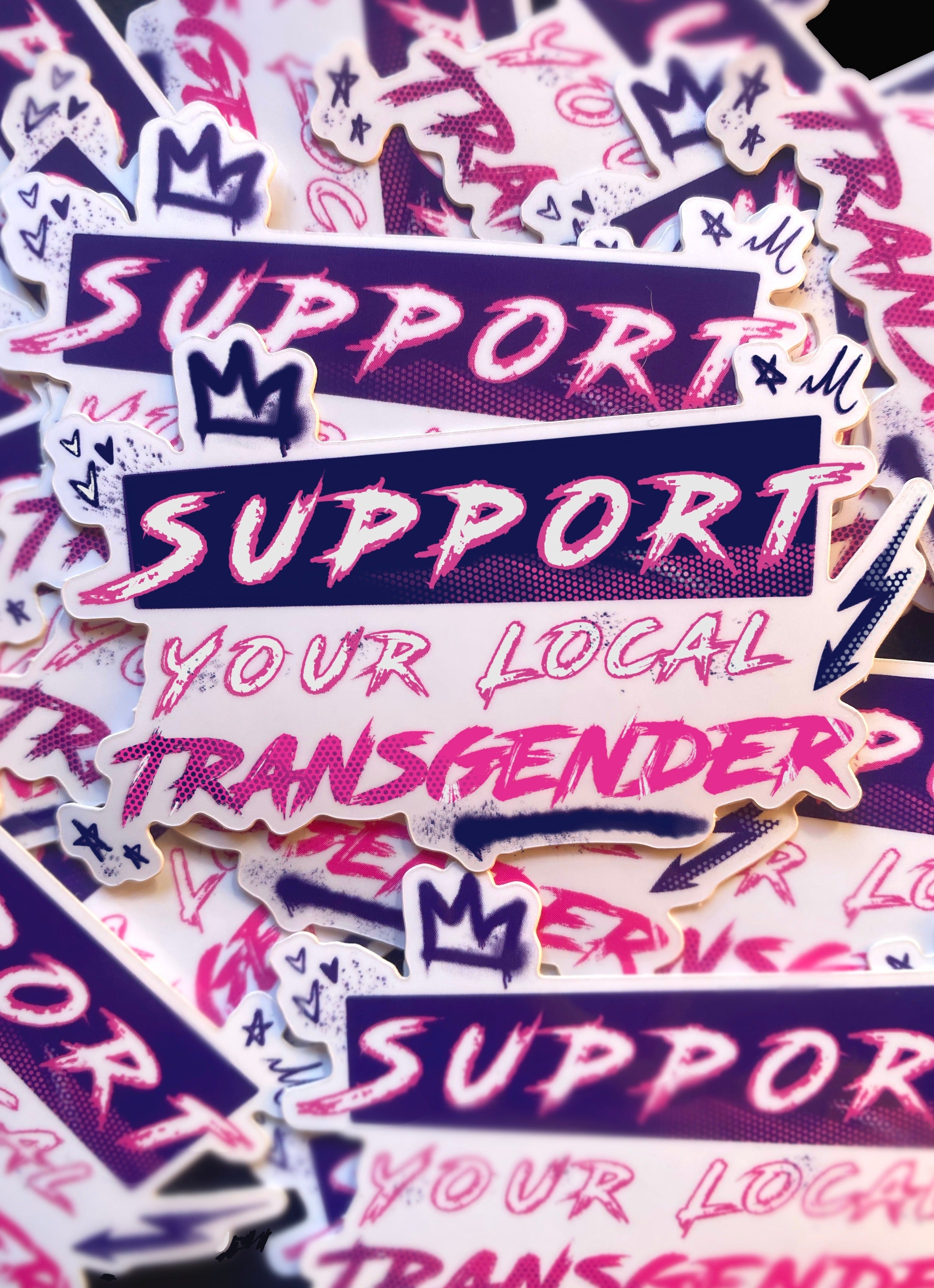 Support Your Local Transgender Sticker – CULT