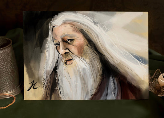 Professor Dumbledore Print (A4) | Harry Potter