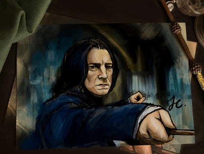 Professor Severus Snape Print (A4) | Harry Potter