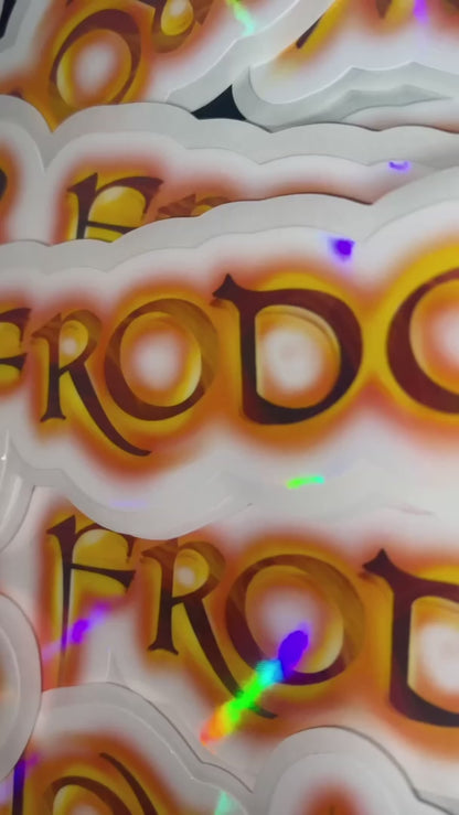 Mr Frodo! Sticker (Rainbow Vinyl) | The Lord of The Rings